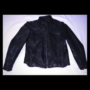 Women’s Vintage Leather Jacket -Harley Davidson